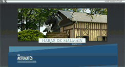 Desktop Screenshot of haras-de-malmain.com